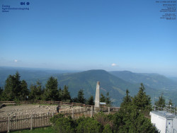 Pohled na jihozápad, Smrk