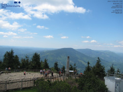 Pohled na jihozápad, Smrk