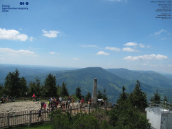 Pohled na jihozápad, Smrk