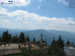 Pohled na jihozápad, Smrk