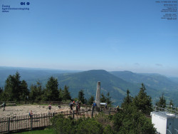 Pohled na jihozápad, Smrk