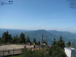 Pohled na jihozápad, Smrk