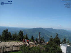 Pohled na jihozápad, Smrk
