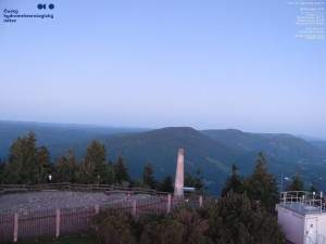 Lysá hora - Pohled na jihozápad, Smrk - 26.5.2026 v 04:00 Lysá hora - Pohled na jihozápad, Smrk - 26.5.2026 v 04:00
