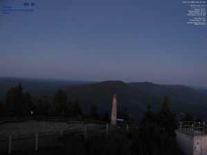Lysá hora - Pohled na jihozápad, Smrk - 26.5.2026 v 04:15 Lysá hora - Pohled na jihozápad, Smrk - 26.5.2026 v 04:15