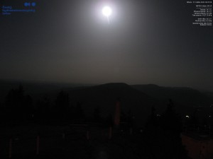 Lysá hora - Pohled na jihozápad, Smrk - 27.5.2026 v 00:30 Lysá hora - Pohled na jihozápad, Smrk - 27.5.2026 v 00:30