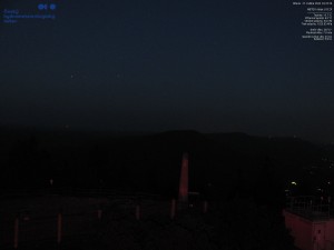 Lysá hora - Pohled na jihozápad, Smrk - 27.5.2026 v 03:30 Lysá hora - Pohled na jihozápad, Smrk - 27.5.2026 v 03:30