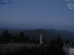 Lysá hora - Pohled na jihozápad, Smrk - 27.5.2026 v 04:15 Lysá hora - Pohled na jihozápad, Smrk - 27.5.2026 v 04:15