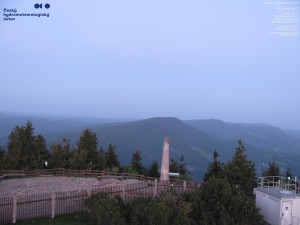Lysá hora - Pohled na jihozápad, Smrk - 27.5.2026 v 04:30 Lysá hora - Pohled na jihozápad, Smrk - 27.5.2026 v 04:30