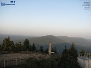Lysá hora - Pohled na jihozápad, Smrk - 27.5.2026 v 05:30 Lysá hora - Pohled na jihozápad, Smrk - 27.5.2026 v 05:30
