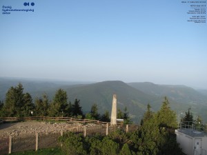 Lysá hora - Pohled na jihozápad, Smrk - 27.5.2026 v 06:15 Lysá hora - Pohled na jihozápad, Smrk - 27.5.2026 v 06:15