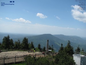 Lysá hora - Pohled na jihozápad, Smrk - 27.5.2026 v 12:15 Lysá hora - Pohled na jihozápad, Smrk - 27.5.2026 v 12:15