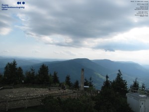 Lysá hora - Pohled na jihozápad, Smrk - 27.5.2026 v 16:45 Lysá hora - Pohled na jihozápad, Smrk - 27.5.2026 v 16:45