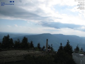 Lysá hora - Pohled na jihozápad, Smrk - 27.5.2026 v 17:00 Lysá hora - Pohled na jihozápad, Smrk - 27.5.2026 v 17:00