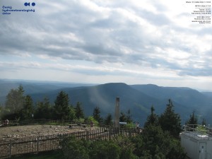 Lysá hora - Pohled na jihozápad, Smrk - 27.5.2026 v 17:30 Lysá hora - Pohled na jihozápad, Smrk - 27.5.2026 v 17:30