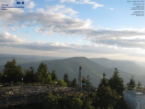 Lysá hora - Pohled na jihozápad, Smrk - 27.5.2026 v 19:45 Lysá hora - Pohled na jihozápad, Smrk - 27.5.2026 v 19:45
