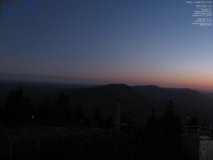 Lysá hora - Pohled na jihozápad, Smrk - 27.5.2026 v 21:30 Lysá hora - Pohled na jihozápad, Smrk - 27.5.2026 v 21:30