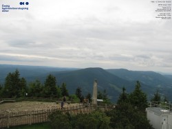 Pohled na jihozápad, Smrk