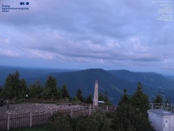 Pohled na jihozápad, Smrk