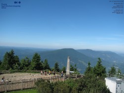 Pohled na jihozápad, Smrk