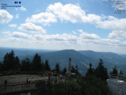 View to the southwest, Smrk