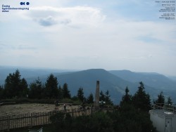 Blick nach Südwesten, Smrk