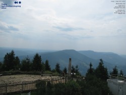 View to the southwest, Smrk