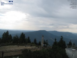 Pohled na jihozápad, Smrk