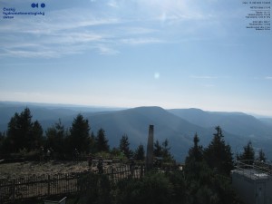Lysá hora - View to the southwest, Smrk - 15.9.2026 v 15:45 Lysá hora - View to the southwest, Smrk - 15.9.2026 v 15:45