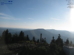 Lysá hora - View to the southwest, Smrk - 15.9.2026 v 17:45 Lysá hora - View to the southwest, Smrk - 15.9.2026 v 17:45