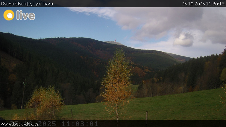 Osada Visalaje - Lysá hora - 25.10.2025 v 11:30 Osada Visalaje - Lysá hora - 25.10.2025 v 11:30