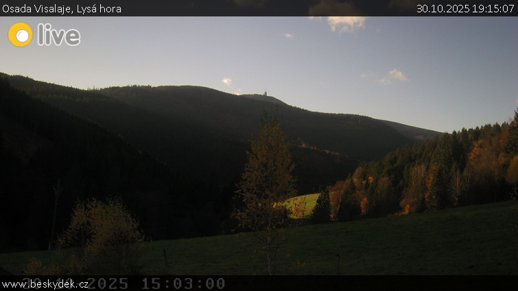 Osada Visalaje - Lysá hora - 30.10.2025 v 19:15 Osada Visalaje - Lysá hora - 30.10.2025 v 19:15