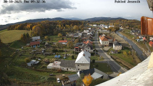 Obec Mikulovice - Pohled na Jeseniky - 30.10.2025 v 09:32 Obec Mikulovice - Pohled na Jeseniky - 30.10.2025 v 09:32