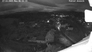 Obec Mikulovice - Pohled na Jeseniky - 17.11.2025 v 06:32 Obec Mikulovice - Pohled na Jeseniky - 17.11.2025 v 06:32