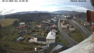 Obec Mikulovice - Pohled na Jeseniky - 20.12.2025 v 11:02 Obec Mikulovice - Pohled na Jeseniky - 20.12.2025 v 11:02