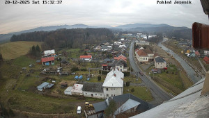 Obec Mikulovice - Pohled na Jeseniky - 20.12.2025 v 15:32 Obec Mikulovice - Pohled na Jeseniky - 20.12.2025 v 15:32