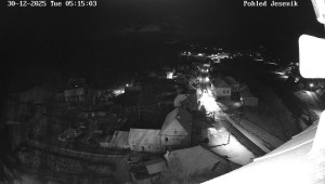 Obec Mikulovice - Pohled na Jeseniky - 30.12.2025 v 05:15 Obec Mikulovice - Pohled na Jeseniky - 30.12.2025 v 05:15