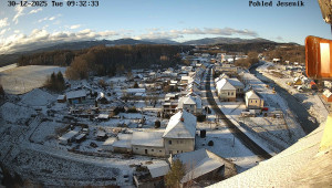 Obec Mikulovice - Pohled na Jeseniky - 30.12.2025 v 09:32 Obec Mikulovice - Pohled na Jeseniky - 30.12.2025 v 09:32