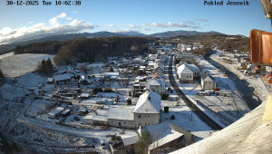 Obec Mikulovice - Pohled na Jeseniky - 30.12.2025 v 10:02 Obec Mikulovice - Pohled na Jeseniky - 30.12.2025 v 10:02