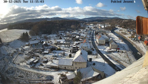 Obec Mikulovice - Pohled na Jeseniky - 30.12.2025 v 11:15 Obec Mikulovice - Pohled na Jeseniky - 30.12.2025 v 11:15