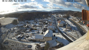 Obec Mikulovice - Pohled na Jeseniky - 30.12.2025 v 12:02 Obec Mikulovice - Pohled na Jeseniky - 30.12.2025 v 12:02