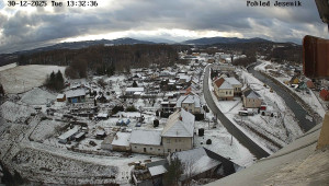 Obec Mikulovice - Pohled na Jeseniky - 30.12.2025 v 13:32 Obec Mikulovice - Pohled na Jeseniky - 30.12.2025 v 13:32
