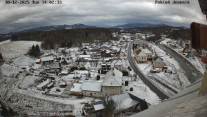 Obec Mikulovice - Pohled na Jeseniky - 30.12.2025 v 14:02 Obec Mikulovice - Pohled na Jeseniky - 30.12.2025 v 14:02