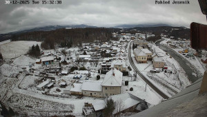Obec Mikulovice - Pohled na Jeseniky - 30.12.2025 v 15:32 Obec Mikulovice - Pohled na Jeseniky - 30.12.2025 v 15:32