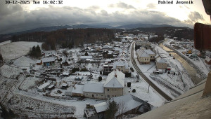 Obec Mikulovice - Pohled na Jeseniky - 30.12.2025 v 16:02 Obec Mikulovice - Pohled na Jeseniky - 30.12.2025 v 16:02