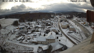 Obec Mikulovice - Pohled na Jeseniky - 30.12.2025 v 16:15 Obec Mikulovice - Pohled na Jeseniky - 30.12.2025 v 16:15
