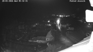 Obec Mikulovice - Pohled na Jeseniky - 28.1.2026 v 05:32 Obec Mikulovice - Pohled na Jeseniky - 28.1.2026 v 05:32