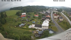 Obec Mikulovice - Pohled na Jeseniky - 1.6.2026 v 10:45 Obec Mikulovice - Pohled na Jeseniky - 1.6.2026 v 10:45