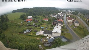 Obec Mikulovice - Pohled na Jeseniky - 1.6.2026 v 11:45 Obec Mikulovice - Pohled na Jeseniky - 1.6.2026 v 11:45