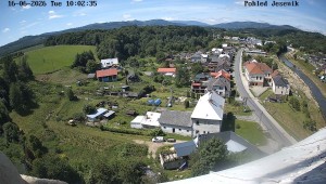 Obec Mikulovice - Pohled na Jeseniky - 16.6.2026 v 11:02 Obec Mikulovice - Pohled na Jeseniky - 16.6.2026 v 11:02